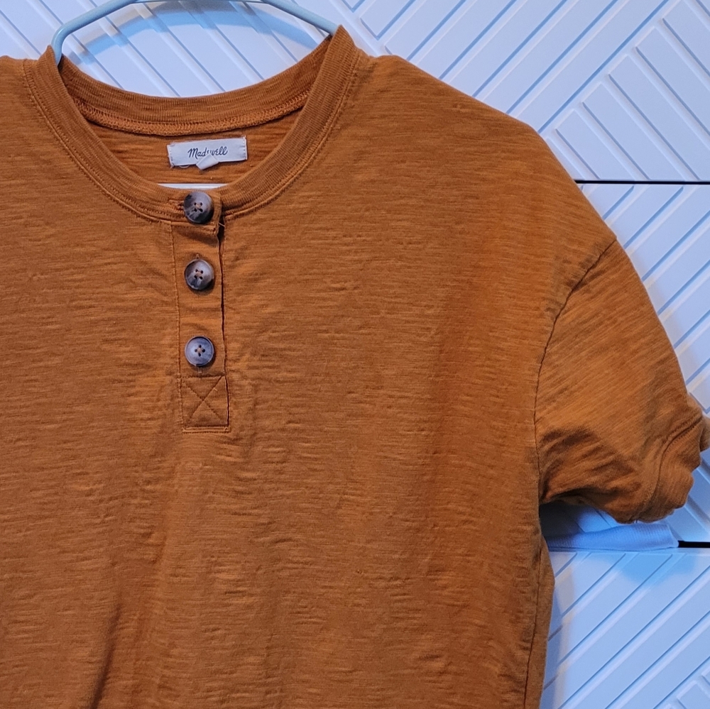 Madewell Boxy Cut Henley Tee